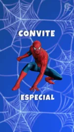 Convite Animado Homem Aranha