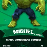 Convite Digital Hulk