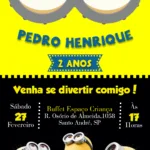 Convite Digital Minions