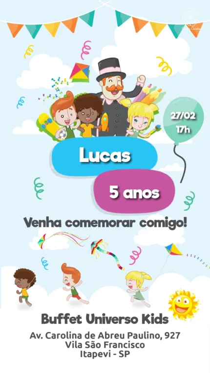 Convite Digital Mundo Bita