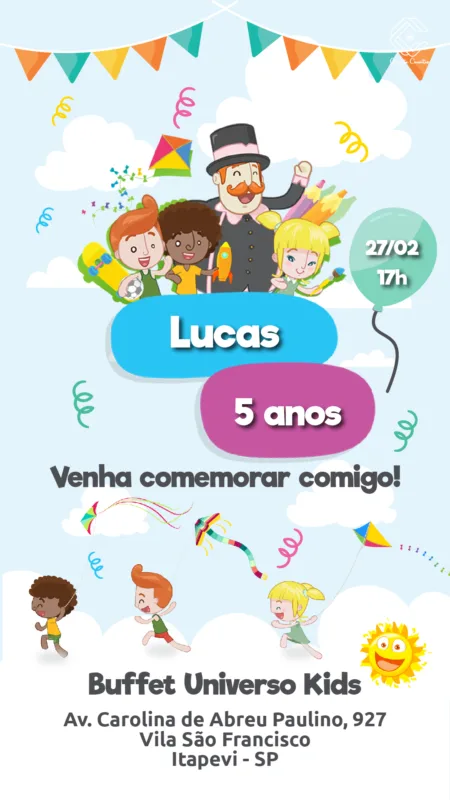 Convite Digital Mundo Bita