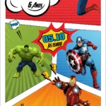 Convite Digital Vingadores