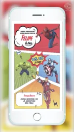 Convite Digital Vingadores