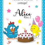 Convite Digital Galinha Pintadinha