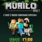 Convite Digital Minecraft