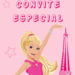 Convite Animado Barbie Girl
