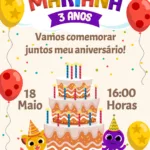 Convite Digital Bolofofos