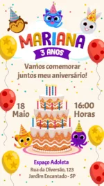 Convite Digital Bolofofos