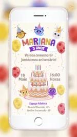 Convite Digital Bolofofos