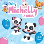 Convite Digital Baby Bus