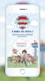 Convite Digital Patrulha Canina