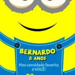 Convite Digital Minions