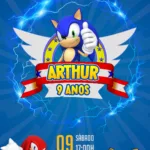 Convite Digital Sonic