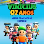 Convite Digital Stumble Guys