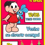 Convite Digital Turma da Mônica
