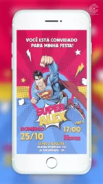 Convite Digital Superman