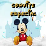 Convite Animado Mickey Mouse