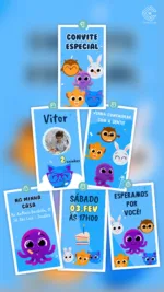 Convite Animado Bolofofos