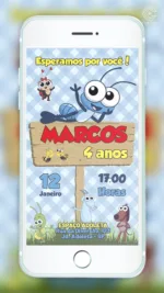 Convite Digital Bob Zoom