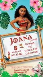 Convite Digital Moana