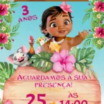 Convite Digital Moana