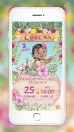 Convite Digital Moana
