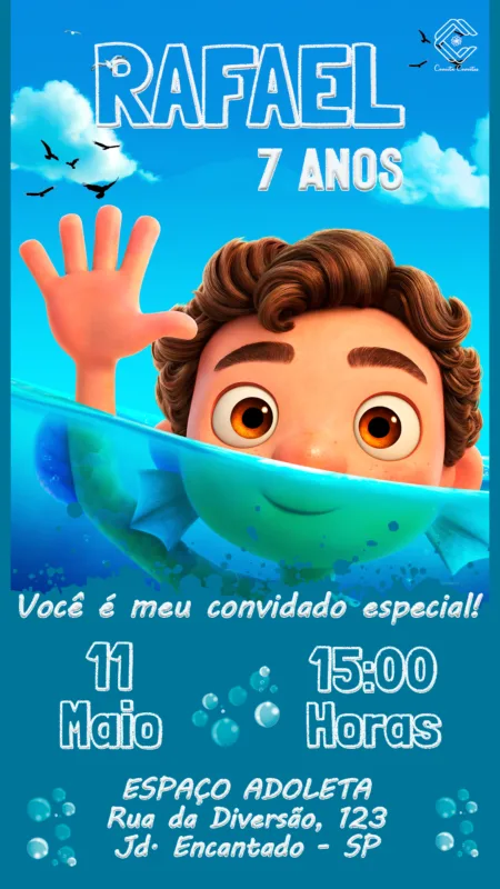 Convite Digital Luca