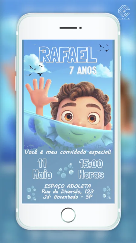 Convite Digital Luca