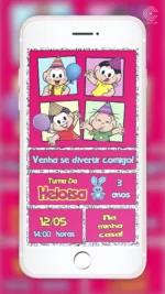 Convite Digital Turma da Mônica