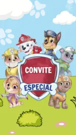 Convite Animado Patrulha Canina