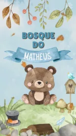 Convite Animado Bosque Encantado