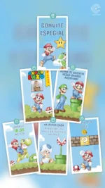Convite Animado Super Mario