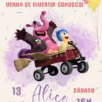 Convite Digital Divertida Mente