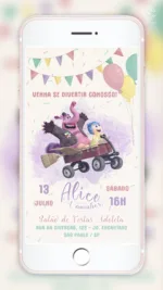 Convite Digital Divertida Mente