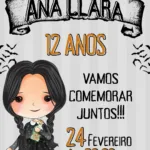 Convite Digital Wandinha