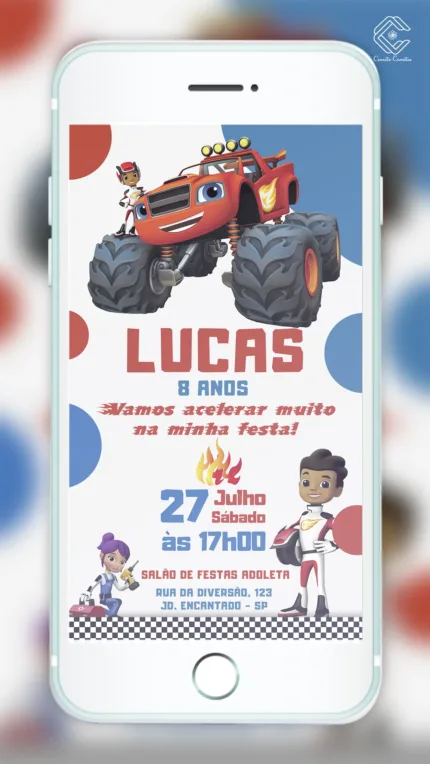 Convite Digital Blaze