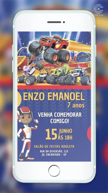 Convite Digital Blaze