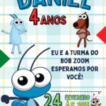 Convite Digital Bob Zoom