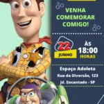 Convite Digital Toy Story