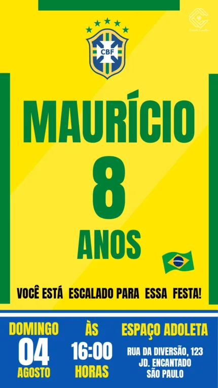Convite Digital Festa do Brasil