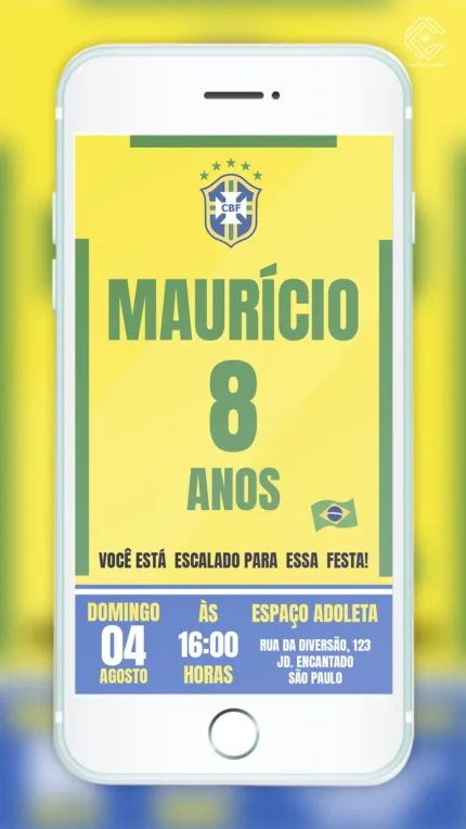 Convite Digital Festa do Brasil