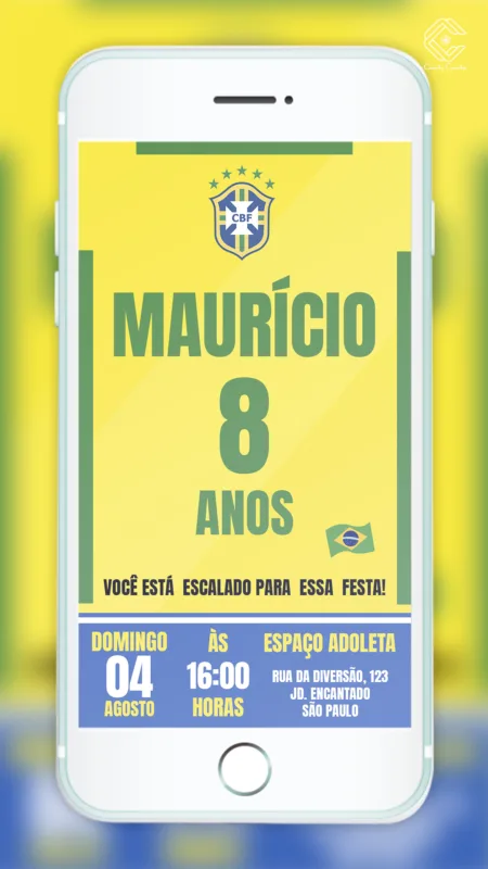 Convite Digital Festa do Brasil