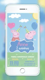 Convite Digital Peppa e George