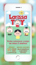 Convite Digital Turma da Mônica Toy