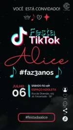 Convite Digital TikTok