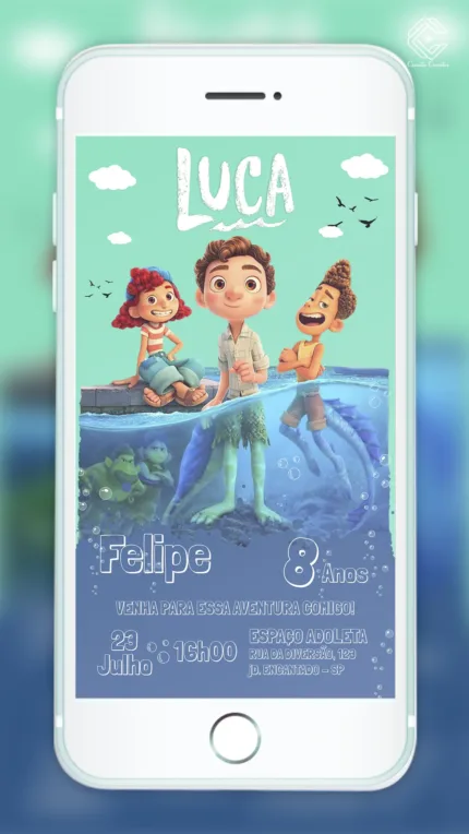 Convite Digital Luca