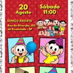 Convite Digital Turma da Mônica