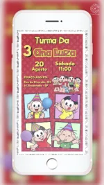 Convite Digital Turma da Mônica