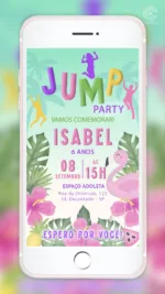 Convite Digital Flamingo