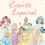 Convite Animado Princesas Disney